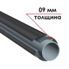 K-FLEX 09x076-1 ST IC CLAD BK трубка теплоизоляционная (К-ФЛЕКС)